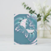 Frühlings Schmetterling Postkarte (Stehend Vorderseite)