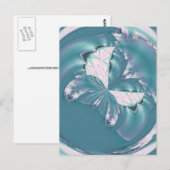 Frühlings Schmetterling Postkarte (Vorne/Hinten)