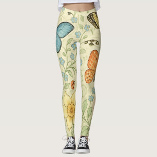 Frühlings-Schmetterlinge Leggings