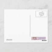 Frühlings-Schmetterlings-Fee Fantasy-Kunst Postkarte (Rückseite)
