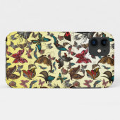 Frühlings-Schmetterlings-Muster Case-Mate iPhone Hülle (Rückseite (Horizontal))