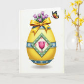 Frühlings-Schmuck-Grußkarte Karte (Gelbe Blume)