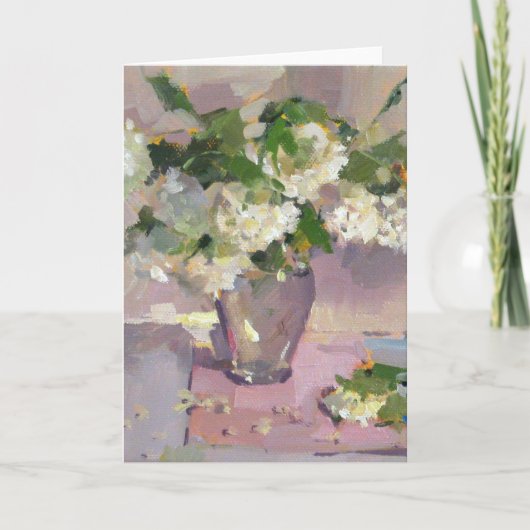 Frühlings-Schneebälle Karte (Vorderseite)