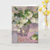 Frühlings-Schneebälle Karte (Gelbe Blume)