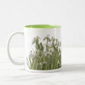 Frühlings-Schneeglöckchen Zweifarbige Tasse (Links)