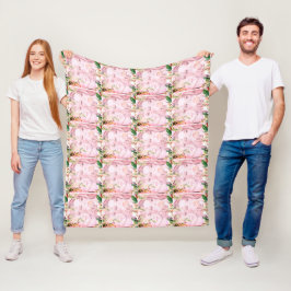 Frühlings-Schwester-mittlere Fleece-Decke Fleecedecke