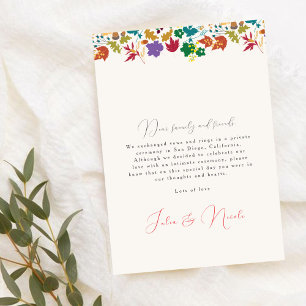 Frühlings-Senf-Lila-Blumen-Hochzeitsankündigung Einladung