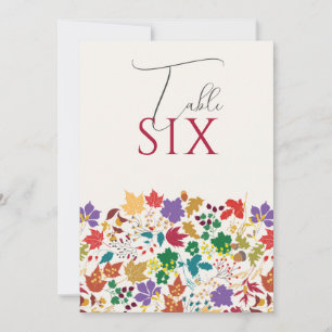Frühlings-Senf-Wiesen-Blumen-Hochzeitstisch-Nummer Einladung