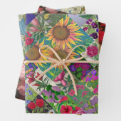 Frühlings-Set Floral, Positano und Fleuresse Geschenkpapier Set (Beispiel)