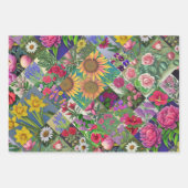 Frühlings-Set Floral, Positano und Fleuresse Geschenkpapier Set (Vorderseite)