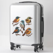 Frühlings-Singvogel-Aufkleber-Set-Kollektion 🐦 Aufkleber (Koffer)