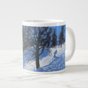 Frühlings-Skifahrer Verbier 2010 Jumbo-Tasse