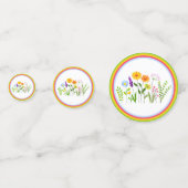 Frühlings Sommer Wildblumen Konfetti (Vorderseiten)