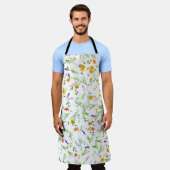 Frühlings Sommer Wildblumen Schürze (Getragen)