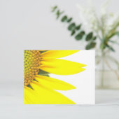 Frühlings-Sonnenblumen Postkarte (Stehend Vorderseite)