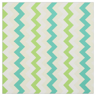 Frühlings-Sonnenschein-Chevron-Muster Türkis Grün  Stoff