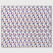 Frühlings-Stiefmütterchen Stiefmütterchen Geschenkpapier (Flach)