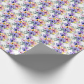 Frühlings-Stiefmütterchen Stiefmütterchen Geschenkpapier (Ecke)