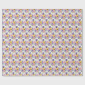 Frühlings-Stiefmütterchen Stiefmütterchen Geschenkpapier (Flach)
