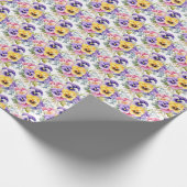 Frühlings-Stiefmütterchen Stiefmütterchen Geschenkpapier (Ecke)
