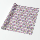 Frühlings-Stiefmütterchen Stiefmütterchen Geschenkpapier (Ungerollt)