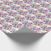 Frühlings-Stiefmütterchen Stiefmütterchen Geschenkpapier (Ecke)