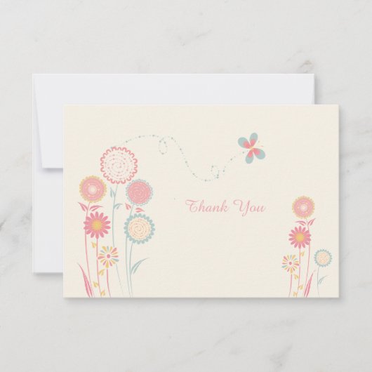 Frühlings-Tag danken Ihnen Karten (Vorderseite)