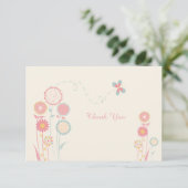 Frühlings-Tag danken Ihnen Karten (Stehend Vorderseite)