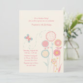 Frühlings-Tageseinladung Einladung (Stehend Vorderseite)