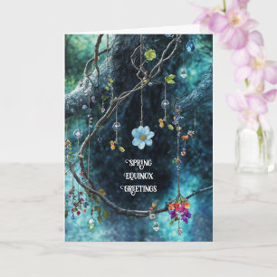 Frühlings-Tagundnachtgleiche Ostara Hübsche Blume Karte