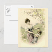 Frühlings-Tanz zum Muttertag Postkarte (Vorne/Hinten)