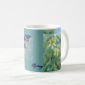 Frühlings-Tasse mit Cowslips Primula veris Kaffeetasse (VorderseiteRechts)