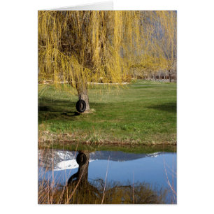 Frühlings-Teich-Komfort-Karte