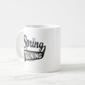 Frühlings-Trainings-Tasse Kaffeetasse (Vorderseite Links)