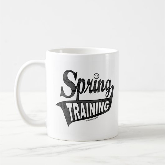 Frühlings-Trainings-Tasse Kaffeetasse (Links)