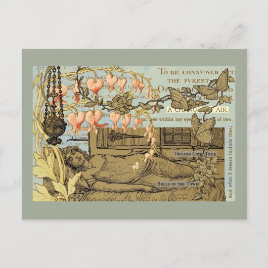 Frühlings-Träume Postkarte (Vorderseite)
