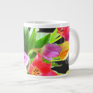 Frühlings-Tulpe-Blume Jumbo-Tasse