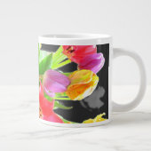 Frühlings-Tulpe-Blume Jumbo-Tasse (Rechts)