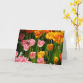 Frühlings-Tulpe-Karte Karte (Gelbe Blume)