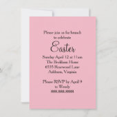 Frühlings-Tulpe-Ostern-Brunch Einladung (Rückseite)