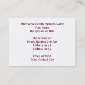 Frühlings-Tulpe-Schmetterlings-alternative mit Visitenkarte (Rückseite)