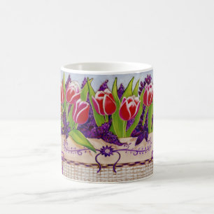 Frühlings-Tulpe-Tasse Kaffeetasse