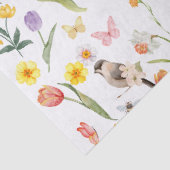 Frühlings-Tulpen-Blumen-Dekoupage Seidenpapier (Ausschnitt)