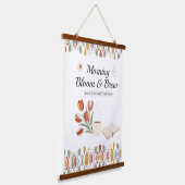 Frühlings-Tulpen Blumen Wandteppich Mit Holzrahmen (Gewinkelt)