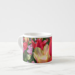 Frühlings-Tulpen Espressotasse