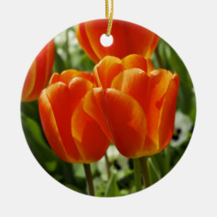 Frühlings-Tulpen-Garten Keramikornament