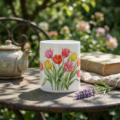 Frühlings-Tulpen Spezialtasse Jumbo-Tasse