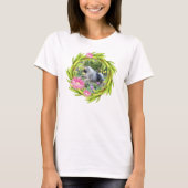 Frühlings-Tulpenkeeshond-T-Shirt 2 T-Shirt (Vorderseite)