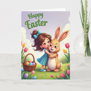 Frühlings-Tulpenzeit-Kinderkarte Karte