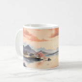 Frühlings-Tuschemalerei Kaffeetasse (Vorderseite Links)